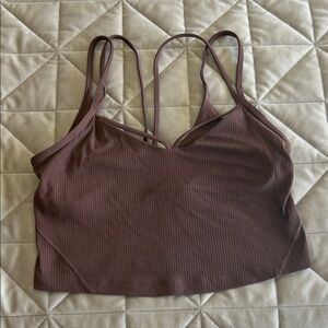 lululemon athletica Brown Crop Top